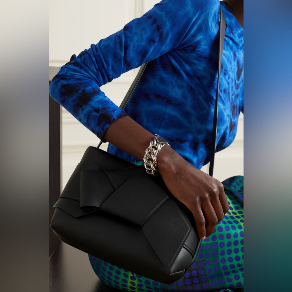 ACNE STUDIOS Musubi knotted leather shoulder bag